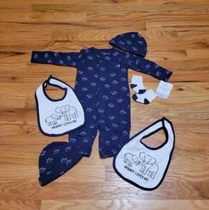 NWT Carter's Baby Elephant Outfit Set- 3 Months- Animal Print, Infant Wear
